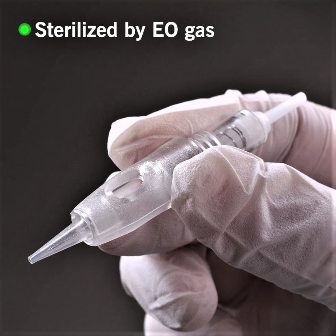 1RL Needle Cartridge with membrane, permanent makeup pen needle cartridge showing casing