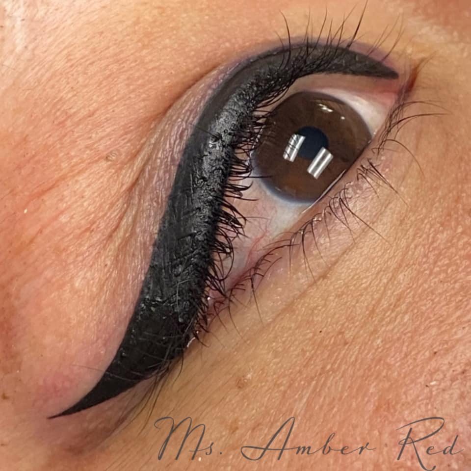 Onyx by Li Pigments, Li Aqua Pigment line, micropigmentation pigment, eyeliner pigment healed results - 2