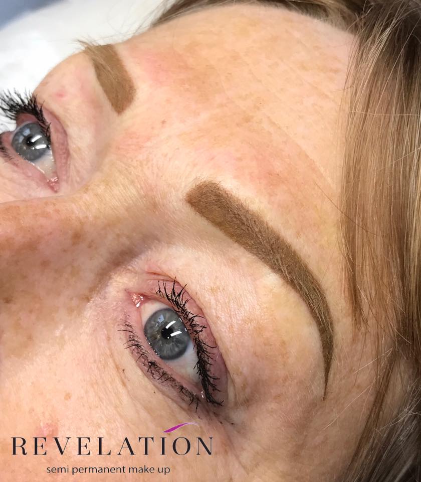 Breve by Li Pigments, Li Aqua Pigment line, micropigmentation pigment, eyebrow pigment healed results 1