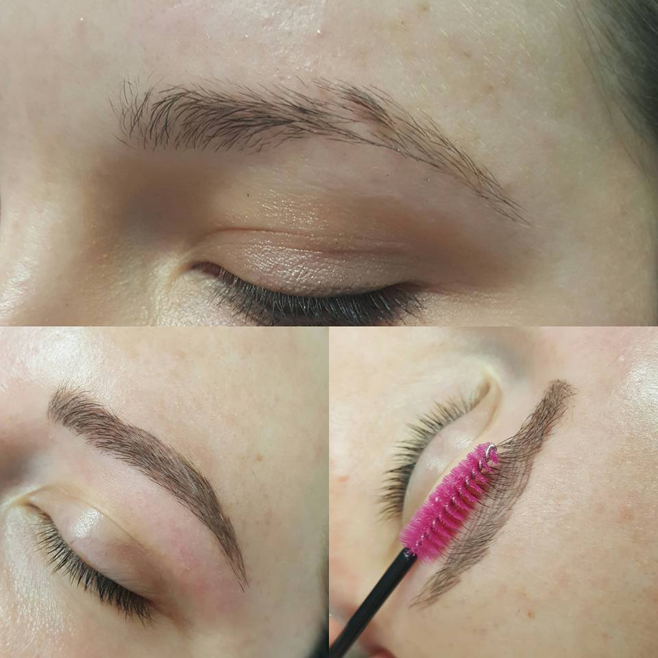 Cappuccino by Li Pigments, Li Aqua Pigment line, micropigmentation pigment, eyebrow pigment healed results