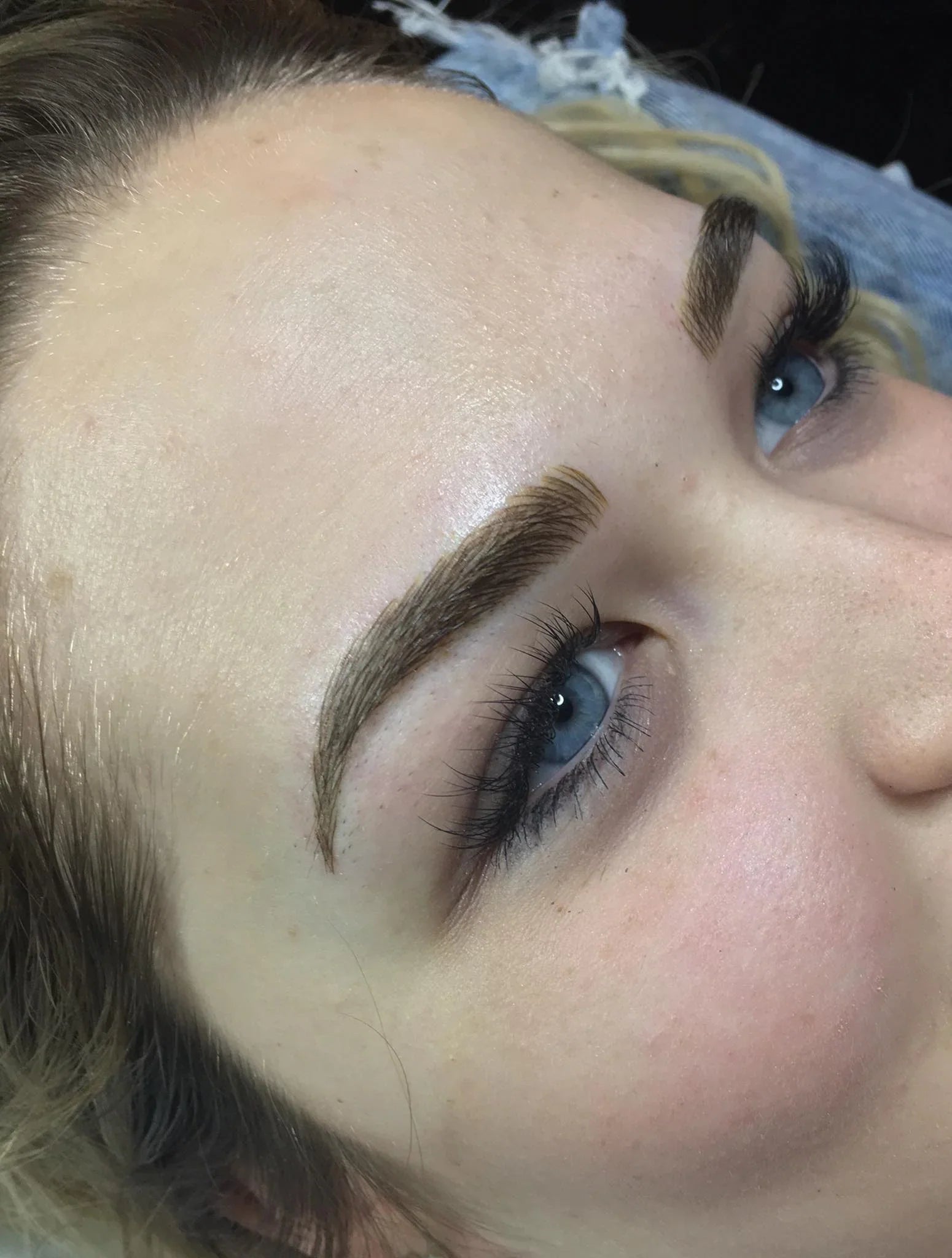 Chocolate Truffle by Li Pigments, Li Aqua Pigment line, micropigmentation pigment, eyebrow pigment healed results 2