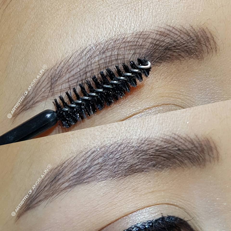 Classic Brown by Li Pigments, Li Aqua Pigment line, micropigmentation pigment, eyebrow pigment healed results 2