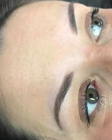 Dark Toffee by Li Pigments, Li Aqua Pigment line, micropigmentation pigment, eyebrow pigment healed results 3