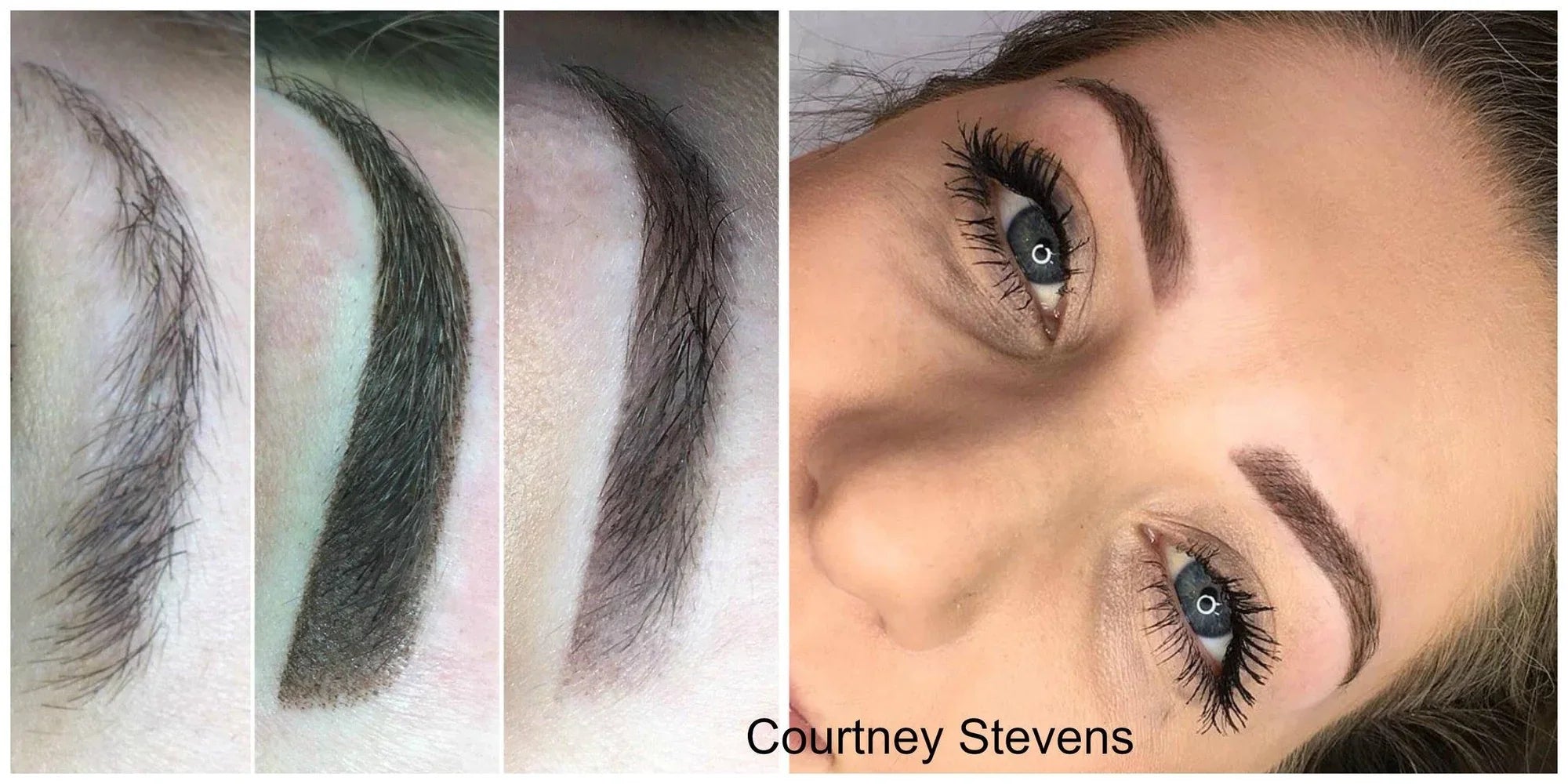 Dark Toffee by Li Pigments, Li Aqua Pigment line, micropigmentation pigment, eyebrow pigment healed results 2