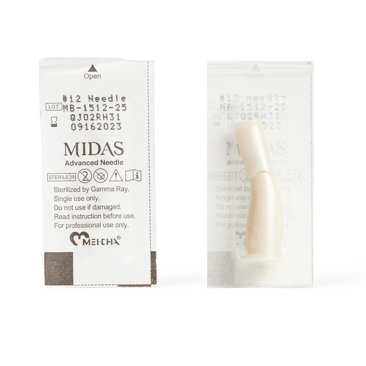 Midas #12 Soft Slope 0.25mm Microblading Needle in packaging
