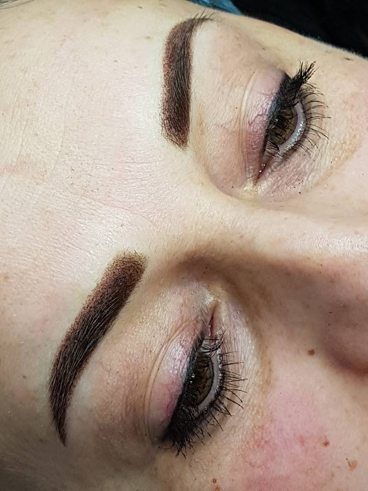 Espresso by Li Pigments, Li Aqua Pigment line, micropigmentation pigment, eyebrow pigment healed results - 1