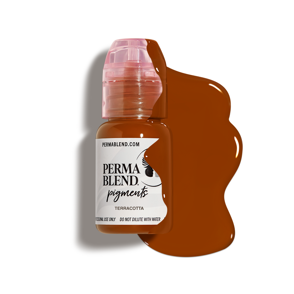 Taupe eyebrow tattoo pigment by Perma Blend, Permanent makeup pigment, eyebrow tattoo ink with colour