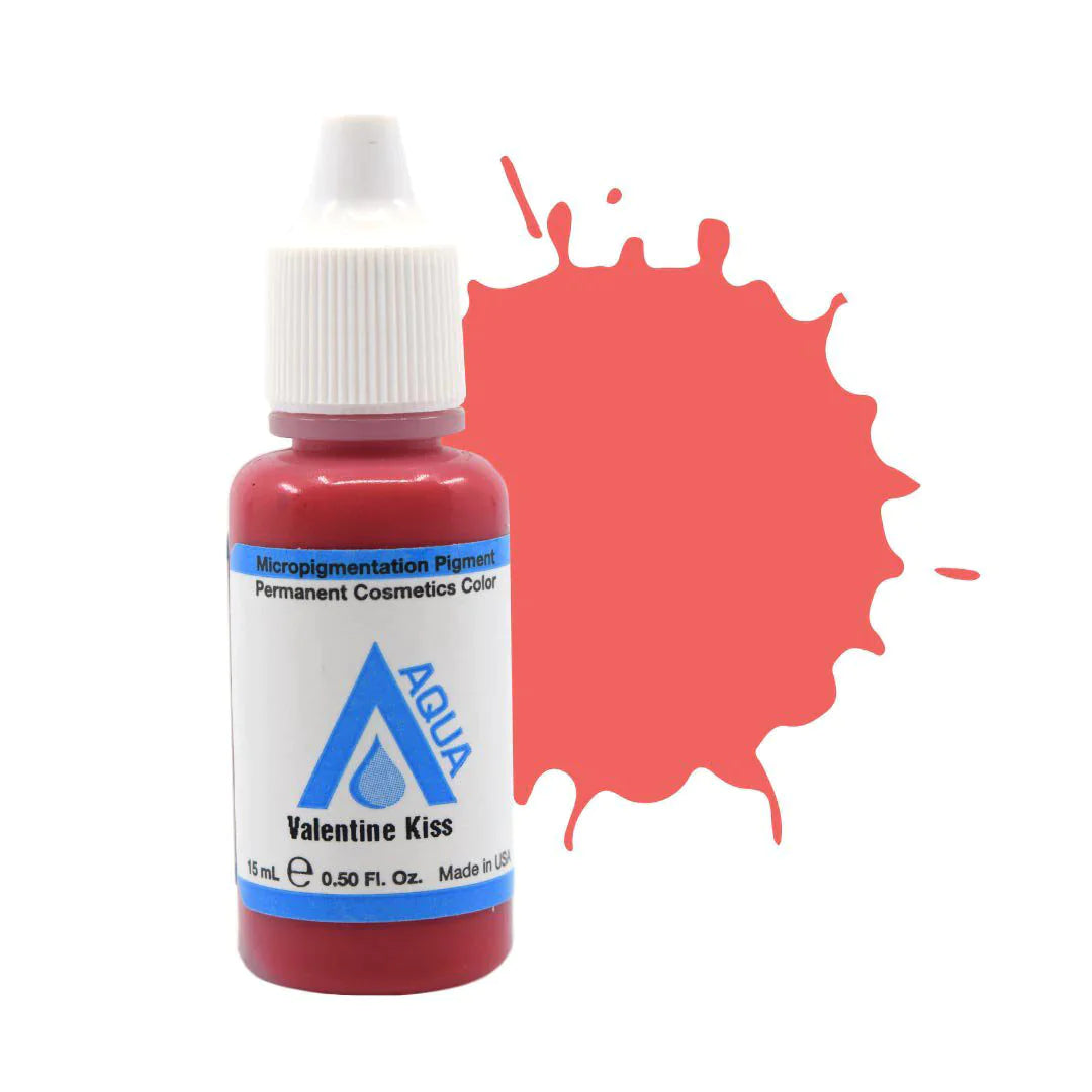 Valentine Kiss 15ml by Li Pigments, Li Aqua Pigment line, micropigmentation pigment, lip pigment