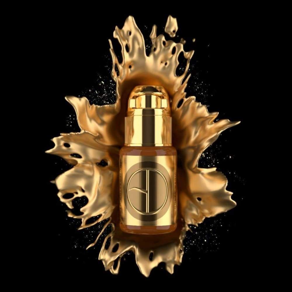 Brow Daddy Gold Collection, permanent makeup tattoo ink, permanent makeup tattoo pigment, perma blend, brow daddy single, honey magic