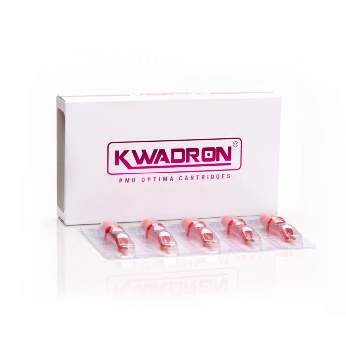 1RL kwadron needle cartridges, optima needle cartridges, permanent makeup tattoo needle cartridges packaging