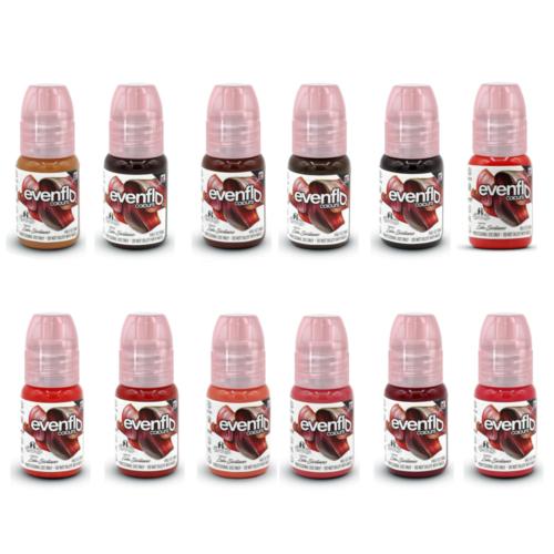 Evenflo Pigments, Evenflo Colors, Evenflo Lip Pigments, Evenflo Brow Pigments, Evenflo Correctors,