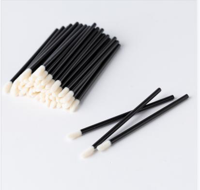 Lip Brush Applicators for Permanent Makeup, Makeup Lip Brush, Lip Brush, Black close up