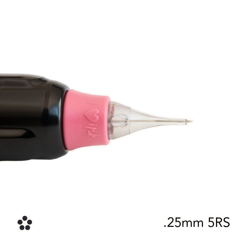 Tina Davies I Love Ink Needle Cartridges, Permanent Makeup Universal tattoo needle cartridges, 1RL Needle cartridges, 0.25mm 5RS