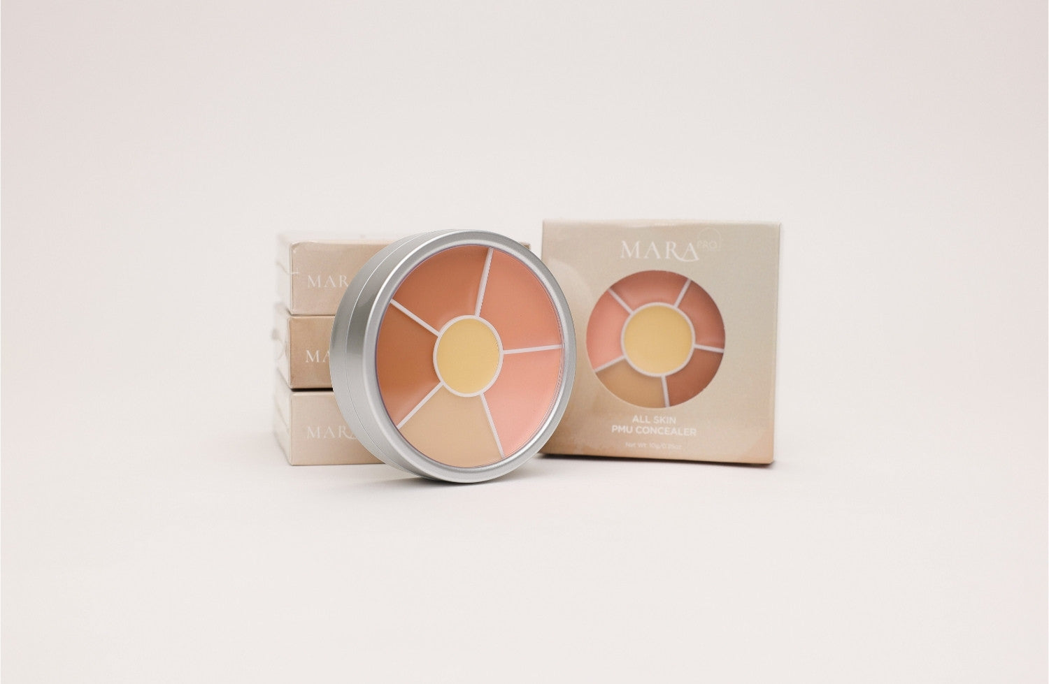 All Skin Magic Wheel Concealer by Mara Pro, Eyebrow Concealer, Makeup concealer, permanent makeup supplies front view