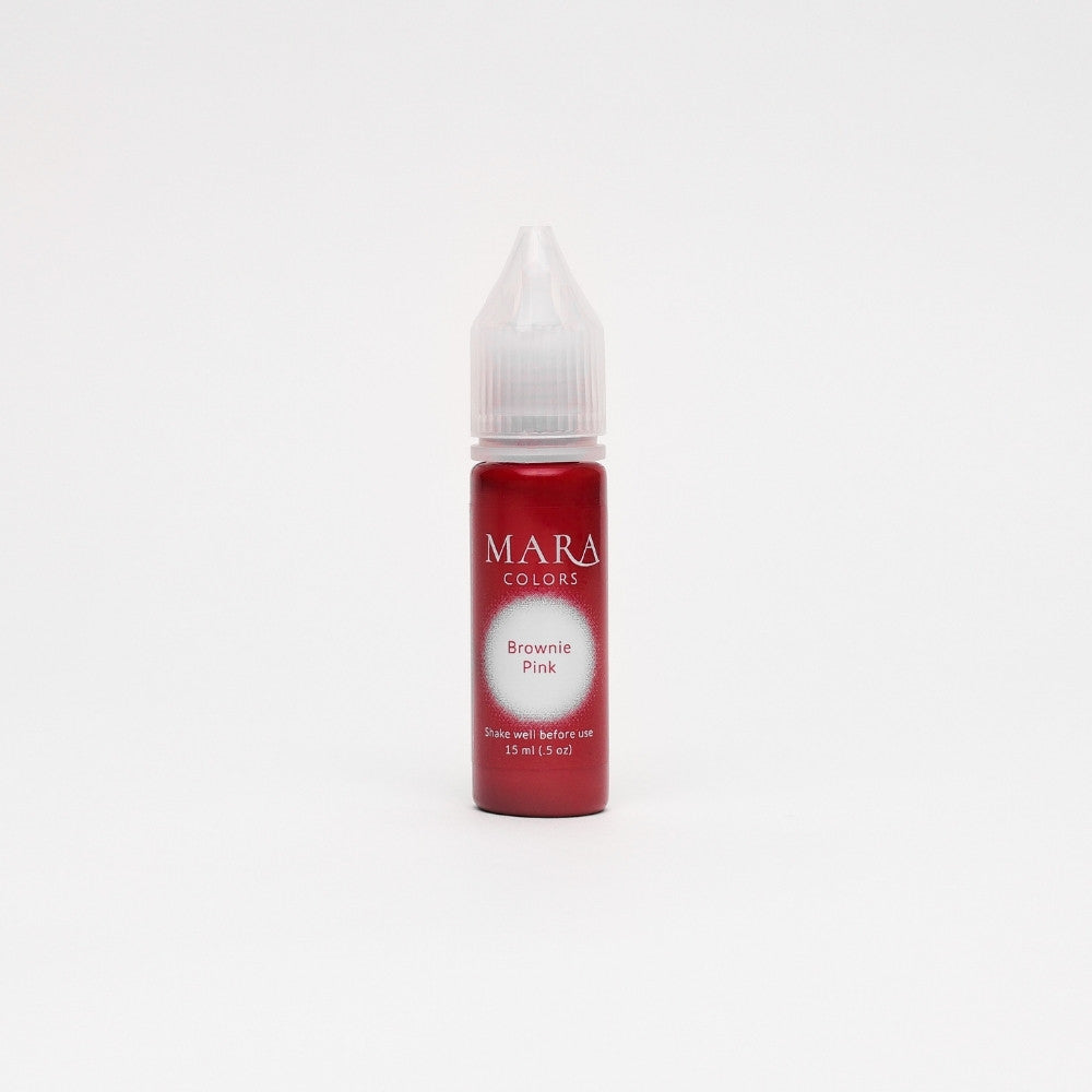 Brownie Pink 15ml lip pigment, permanent makeup pigment by Mara Colors, Mara Pro pigments