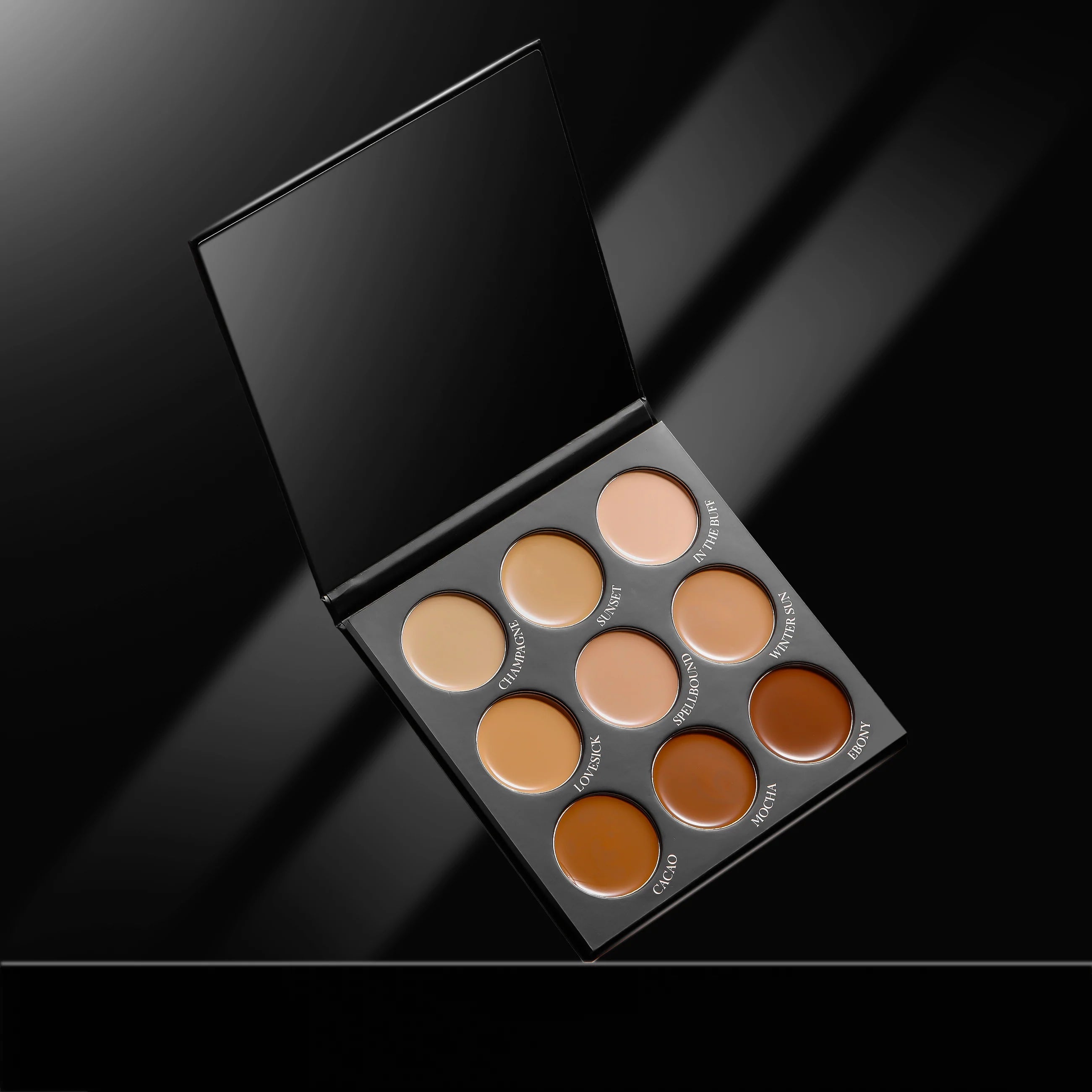 Buff Browz Bare Neccessities Palette - Pro Series Front view opened
