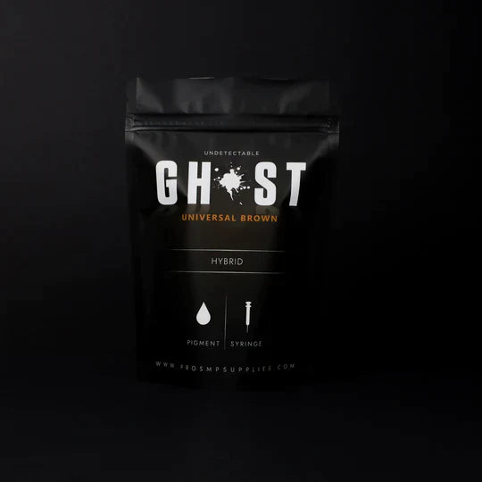 Ghost Universal Brown SMP Pigment, Pigment for Scalp Micropigmentation, SMP Pigments, PMU Pigments packaging