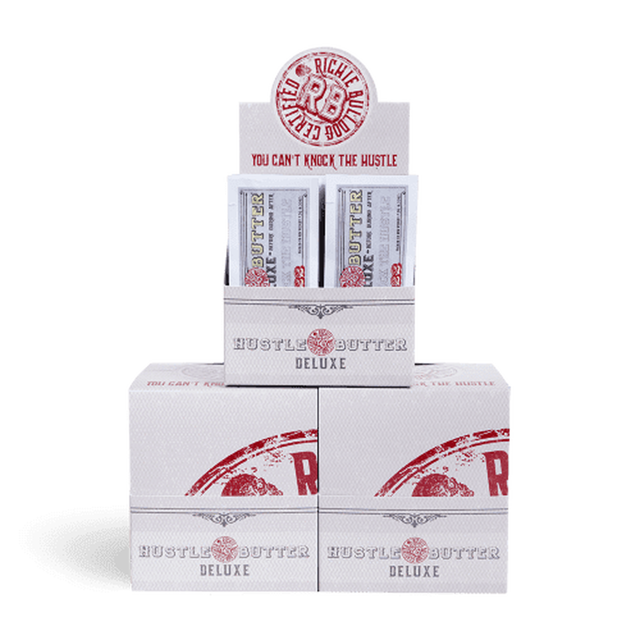 Deluxe Hustle Butter Deluxe Packettes, Luxury Tattoo Care & Maintenance Cream, Permanent Makeup aftercare 7.5G or 0.25 Oz Case quantity