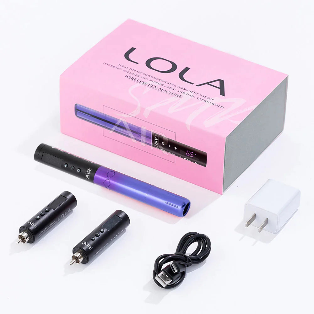 EZ LOLA AIR PMU Pen Wireless tattoo machine Packaging