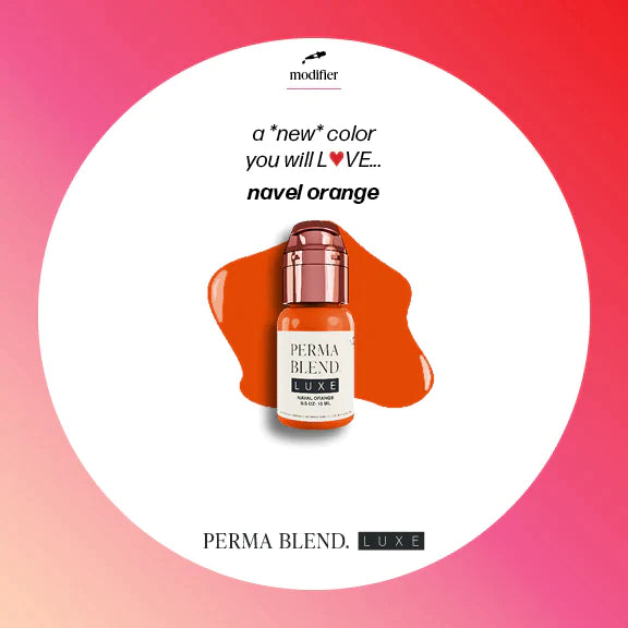 Perma Blend Luxe Pigment Naval Orange Lip Pigment, Permanent Makeup Pigment, Corrector pigment for lips