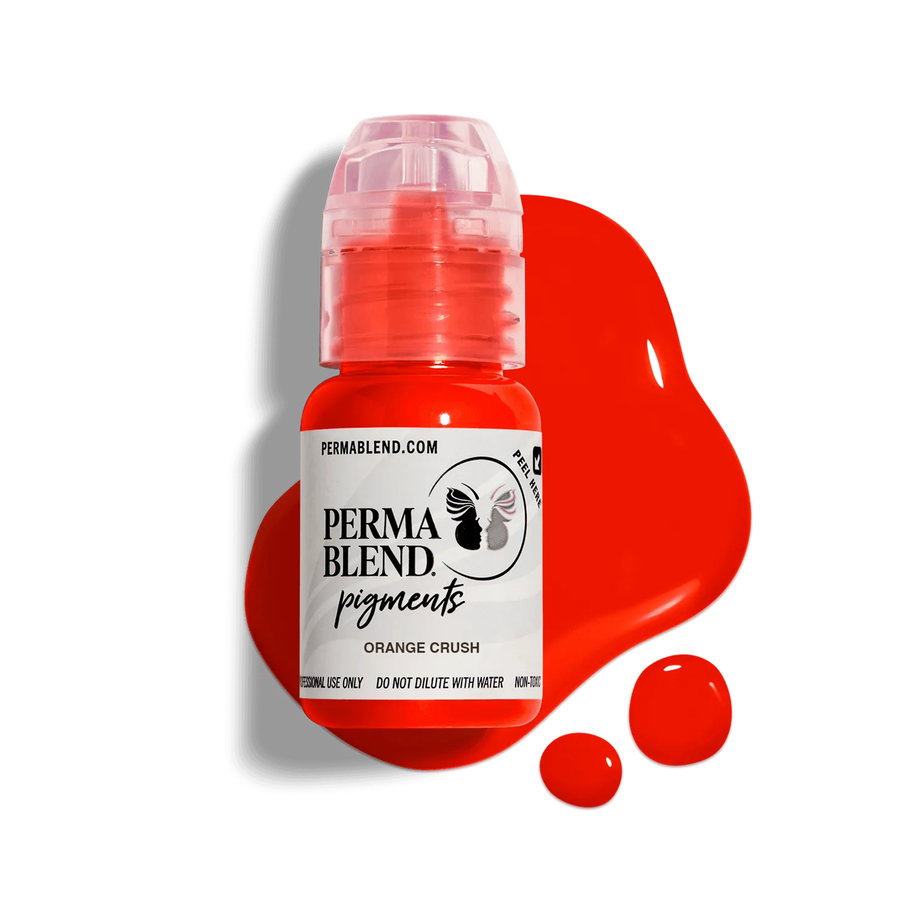 Signature Lip Set by Perma Blend, Permanent Makeup Pigments, Pigments for Lip Blush, Orange Crush