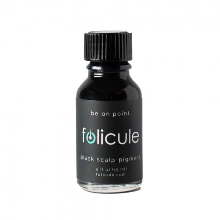 Folicule Black SMP Pigment, Pigment for Scalp Micropigmentation, SMP Pigments, PMU Pigments, pigment bottle front view