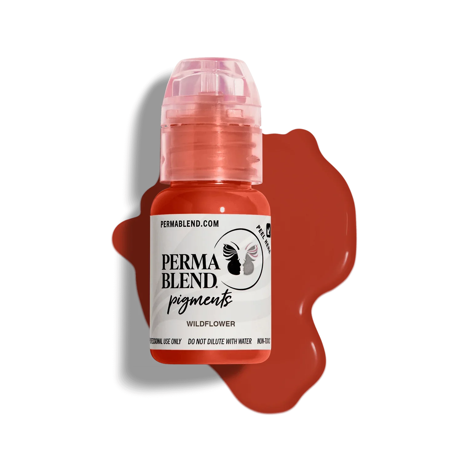 Wilfdlower Lip tattoo pigment by Perma Blend, Permanent makeup pigment, lip tattoo ink with colour