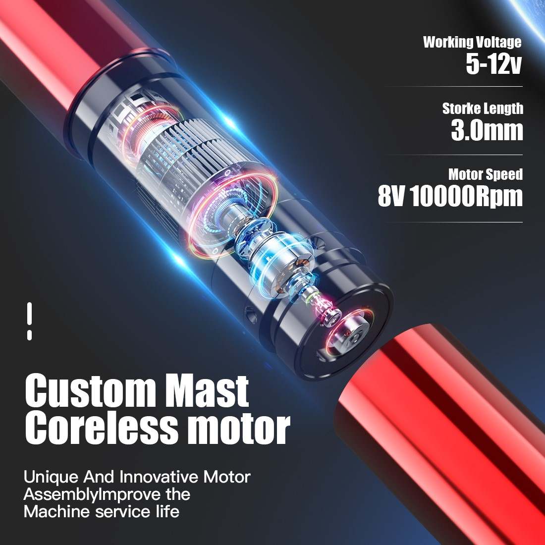 Mast Tour Nano Y22 Wireless Pmu Pen Coreless motor 